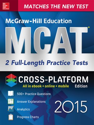 cover image of McGraw-Hill Education MCAT 2015